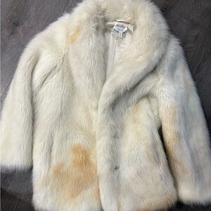 Los Angeles atelier other Stories Ivory sage fox faux fur Teddy Jacket